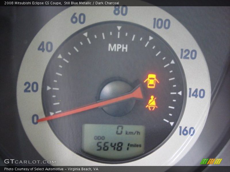 Still Blue Metallic / Dark Charcoal 2008 Mitsubishi Eclipse GS Coupe