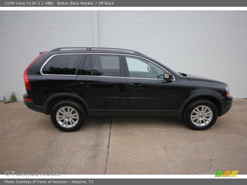 Ember Black Metallic / Off Black 2008 Volvo XC90 3.2 AWD
