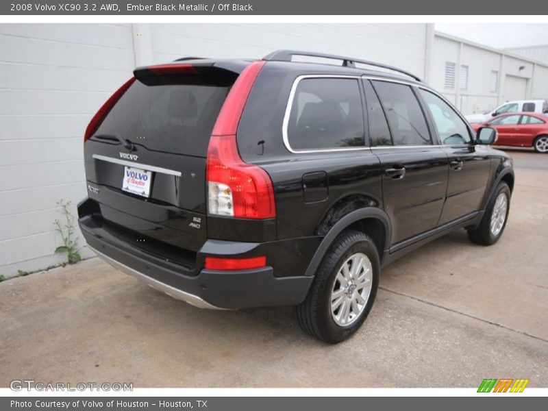 Ember Black Metallic / Off Black 2008 Volvo XC90 3.2 AWD