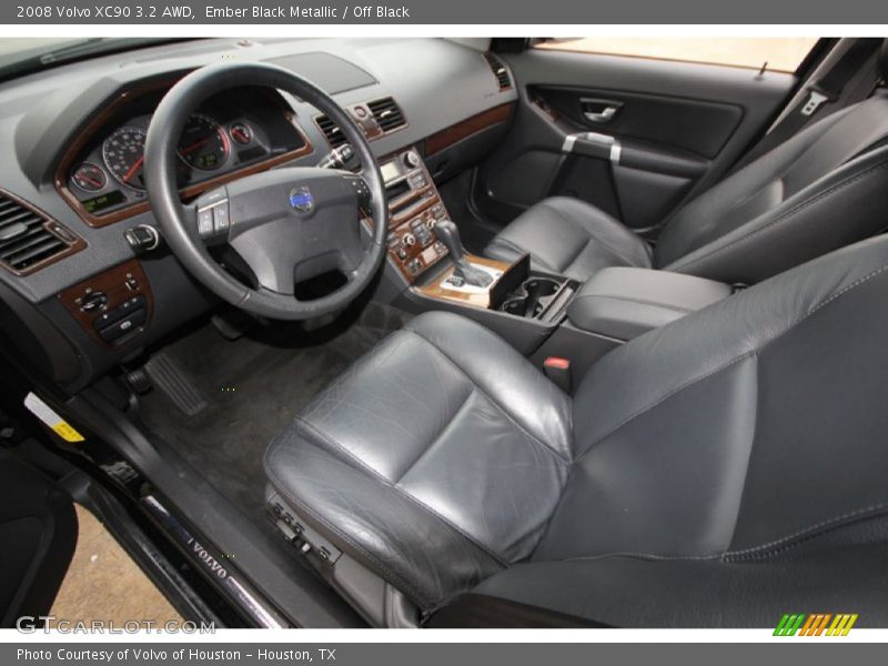 Ember Black Metallic / Off Black 2008 Volvo XC90 3.2 AWD