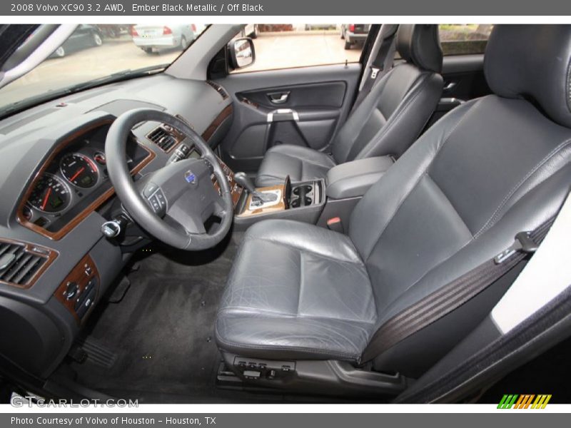 Ember Black Metallic / Off Black 2008 Volvo XC90 3.2 AWD