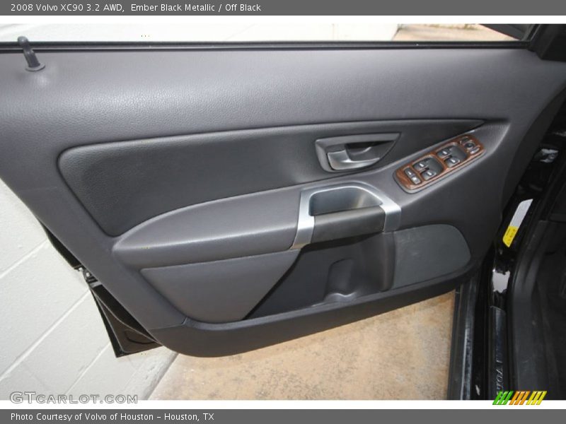 Ember Black Metallic / Off Black 2008 Volvo XC90 3.2 AWD