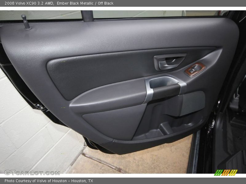 Ember Black Metallic / Off Black 2008 Volvo XC90 3.2 AWD