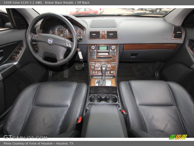 Ember Black Metallic / Off Black 2008 Volvo XC90 3.2 AWD