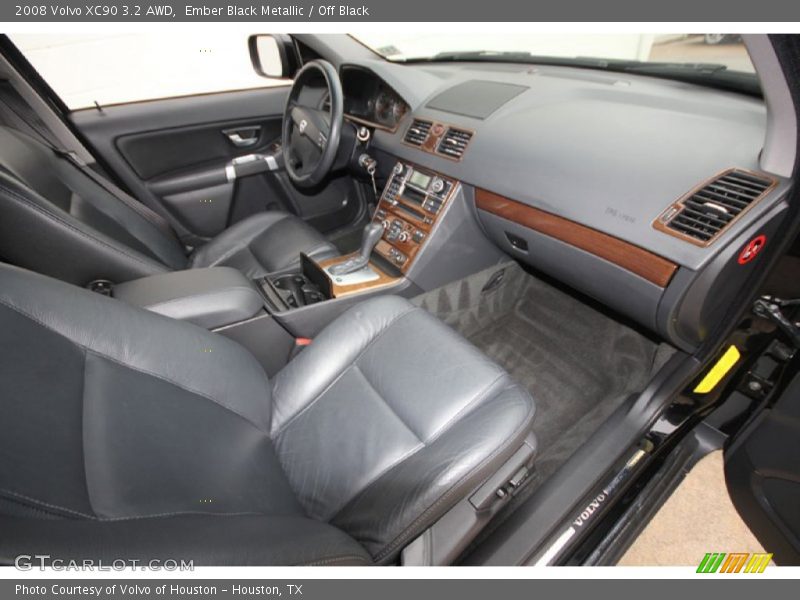 Ember Black Metallic / Off Black 2008 Volvo XC90 3.2 AWD