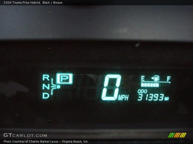 Black / Bisque 2009 Toyota Prius Hybrid