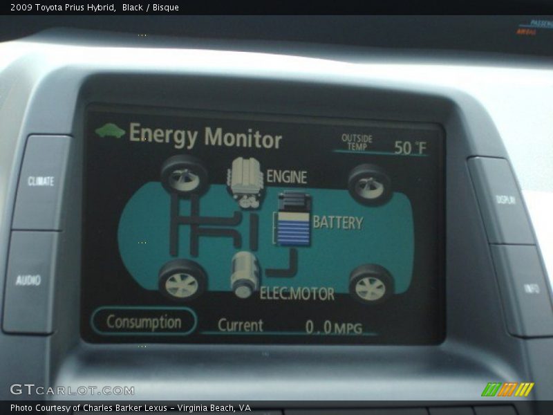 Black / Bisque 2009 Toyota Prius Hybrid