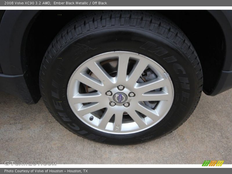 Ember Black Metallic / Off Black 2008 Volvo XC90 3.2 AWD