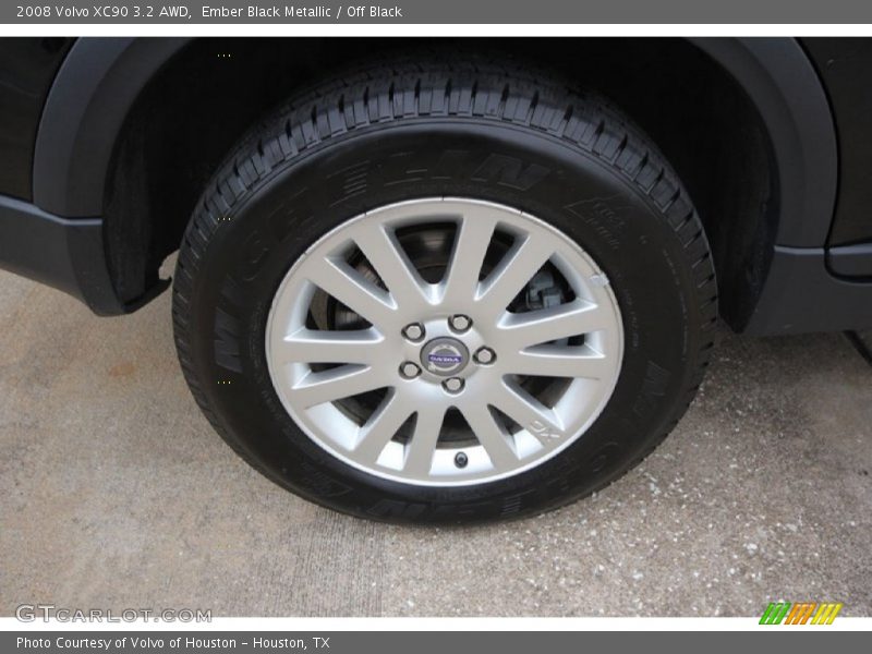 Ember Black Metallic / Off Black 2008 Volvo XC90 3.2 AWD
