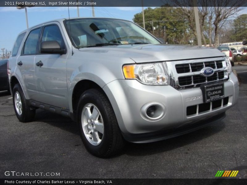 Ingot Silver Metallic / Stone 2011 Ford Escape XLS