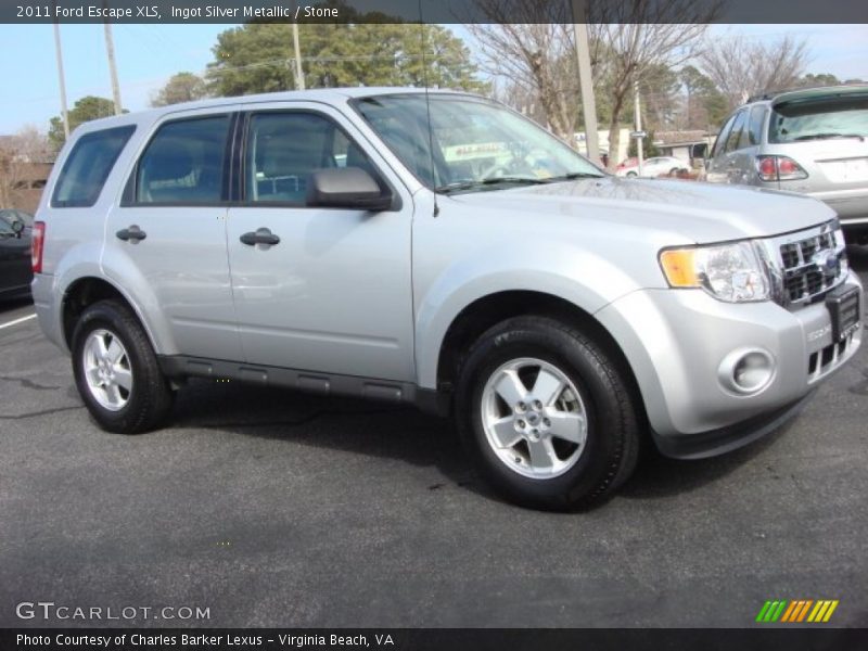 Ingot Silver Metallic / Stone 2011 Ford Escape XLS