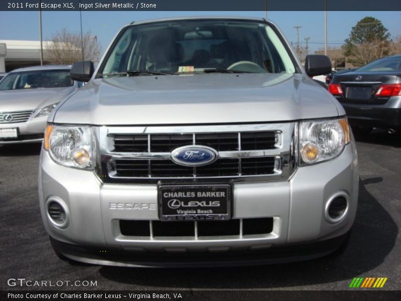 Ingot Silver Metallic / Stone 2011 Ford Escape XLS