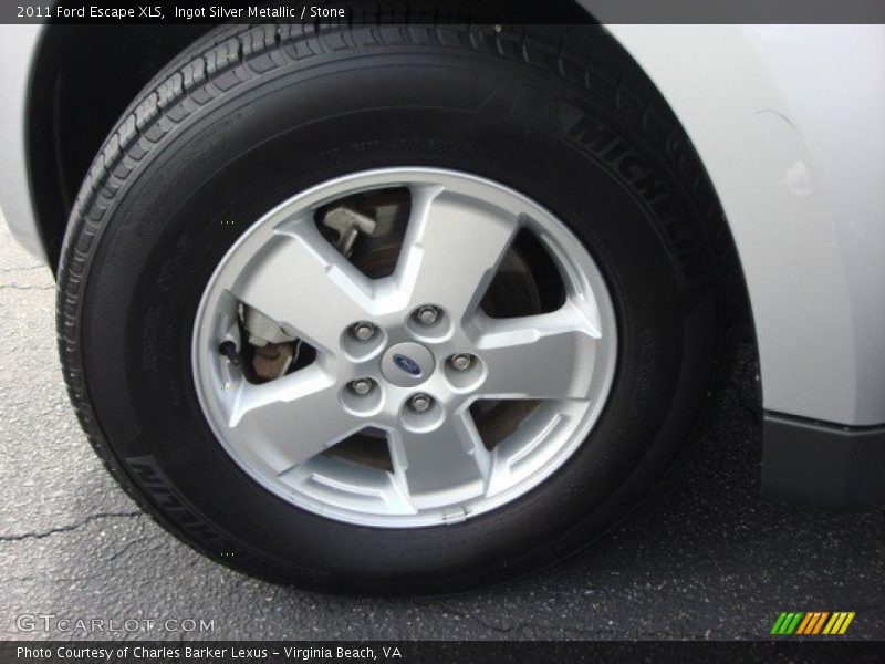 Ingot Silver Metallic / Stone 2011 Ford Escape XLS