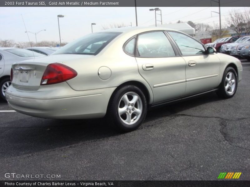 Gold Ash Metallic / Medium Parchment 2003 Ford Taurus SES