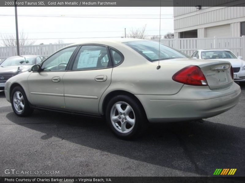 Gold Ash Metallic / Medium Parchment 2003 Ford Taurus SES