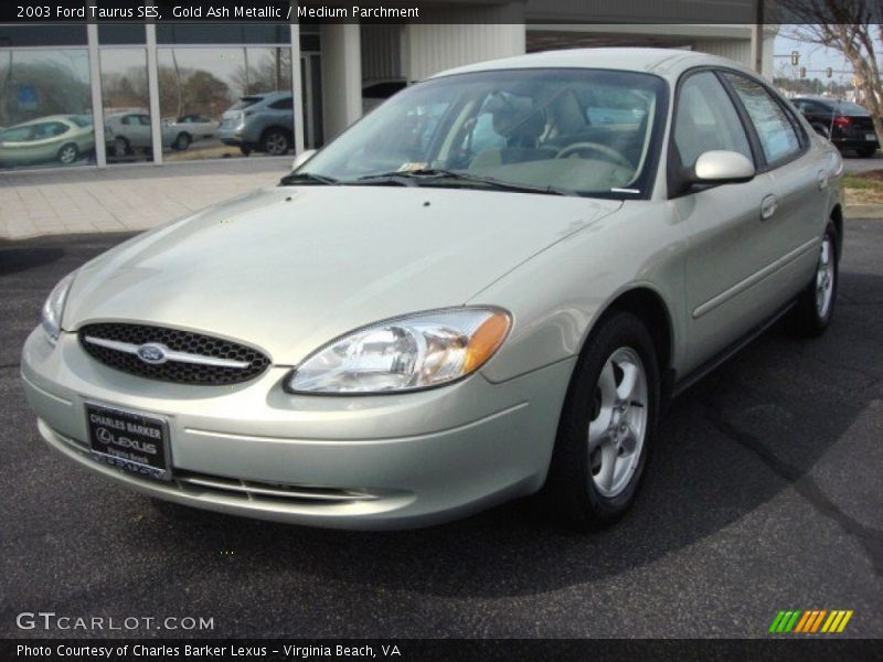 Gold Ash Metallic / Medium Parchment 2003 Ford Taurus SES