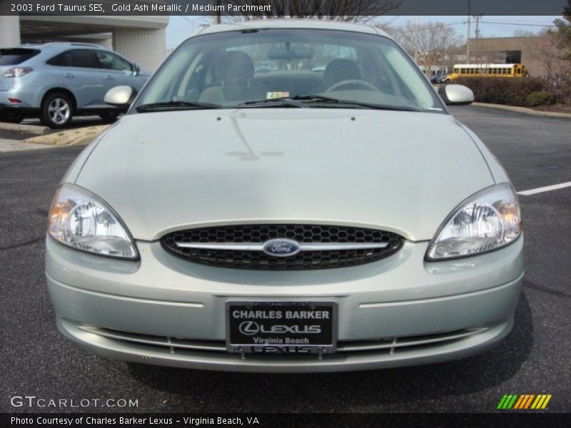 Gold Ash Metallic / Medium Parchment 2003 Ford Taurus SES