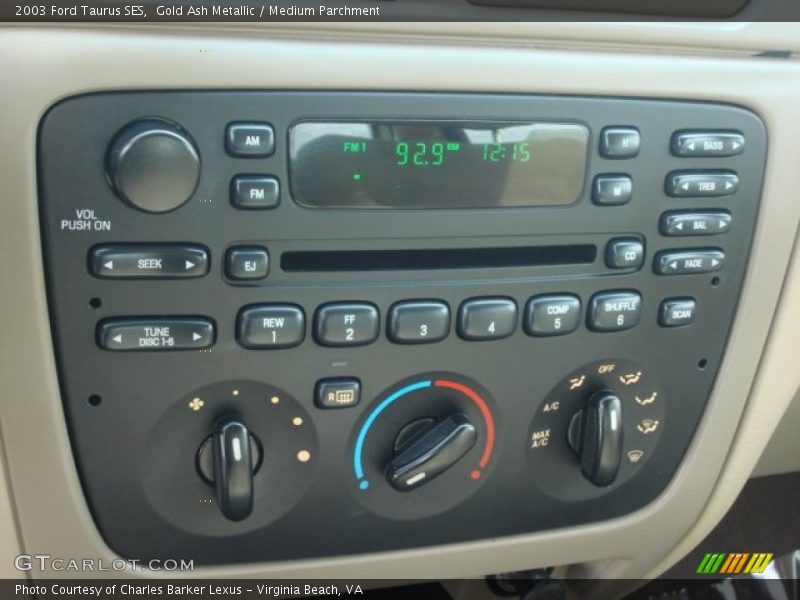 Audio System of 2003 Taurus SES