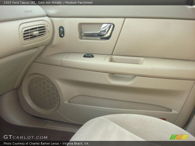 Gold Ash Metallic / Medium Parchment 2003 Ford Taurus SES