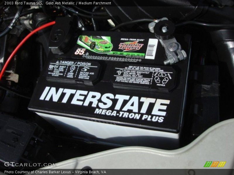 Gold Ash Metallic / Medium Parchment 2003 Ford Taurus SES
