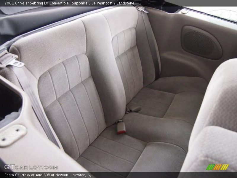 Sapphire Blue Pearlcoat / Sandstone 2001 Chrysler Sebring LX Convertible