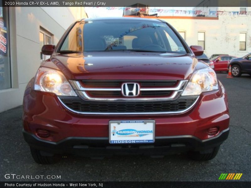 Tango Red Pearl / Gray 2010 Honda CR-V EX-L AWD