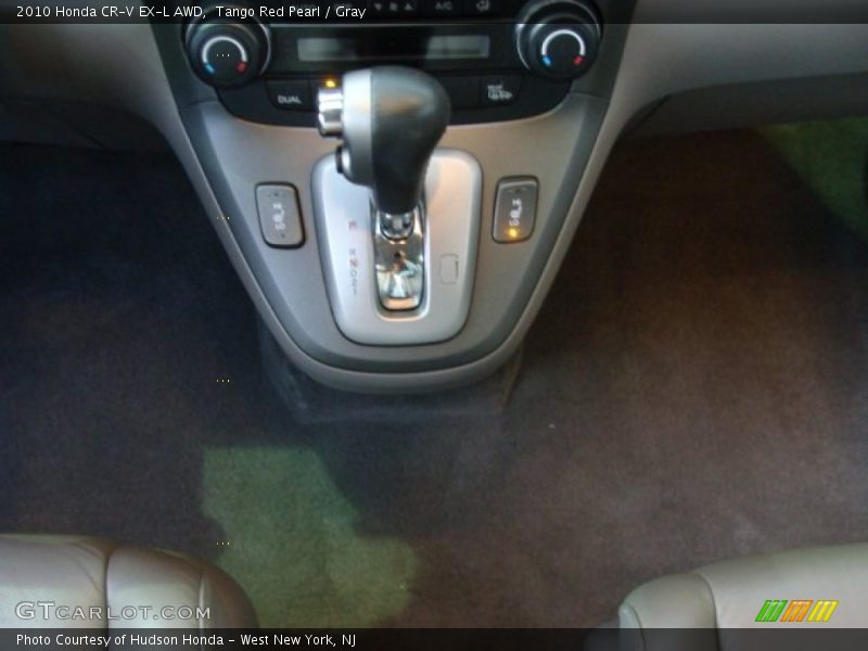 Tango Red Pearl / Gray 2010 Honda CR-V EX-L AWD