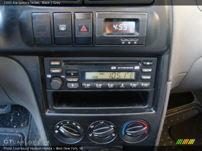 Controls of 2003 Spectra Sedan