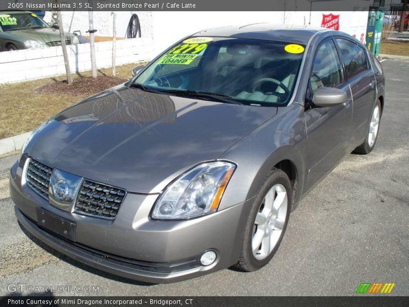 Spirited Bronze Pearl / Cafe Latte 2005 Nissan Maxima 3.5 SL