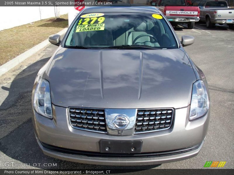 Spirited Bronze Pearl / Cafe Latte 2005 Nissan Maxima 3.5 SL