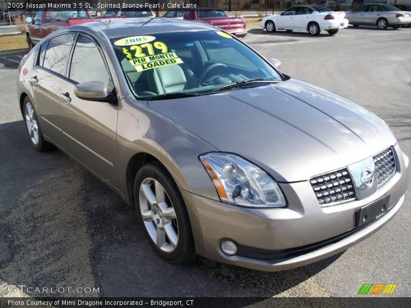Spirited Bronze Pearl / Cafe Latte 2005 Nissan Maxima 3.5 SL