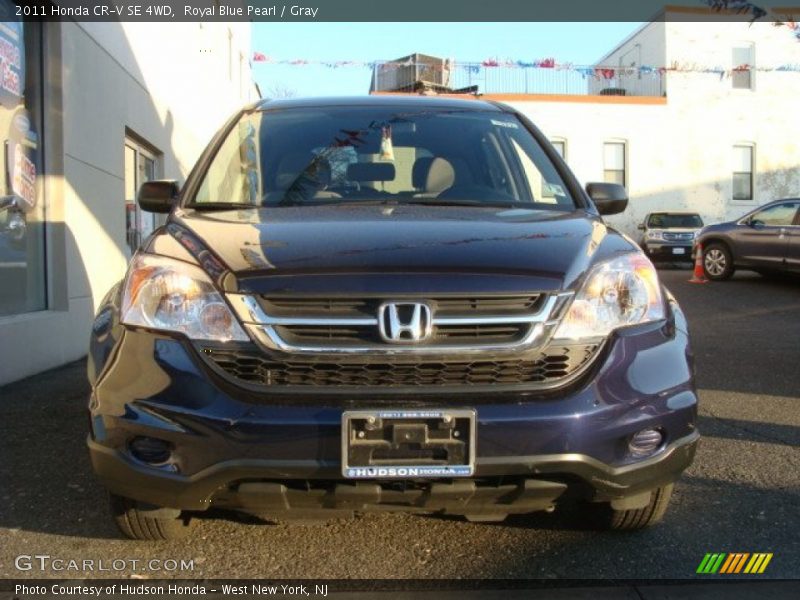 Royal Blue Pearl / Gray 2011 Honda CR-V SE 4WD