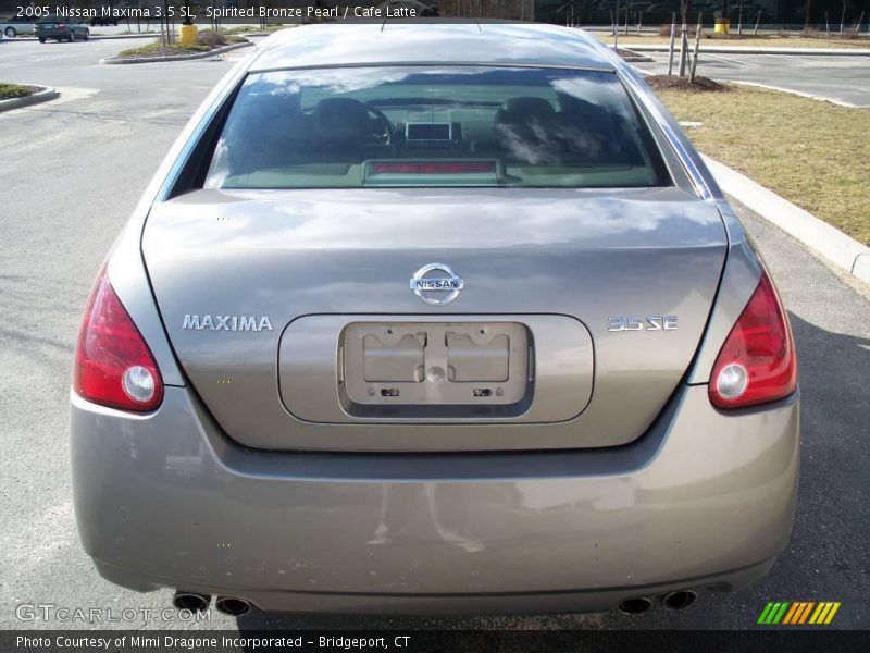 Spirited Bronze Pearl / Cafe Latte 2005 Nissan Maxima 3.5 SL