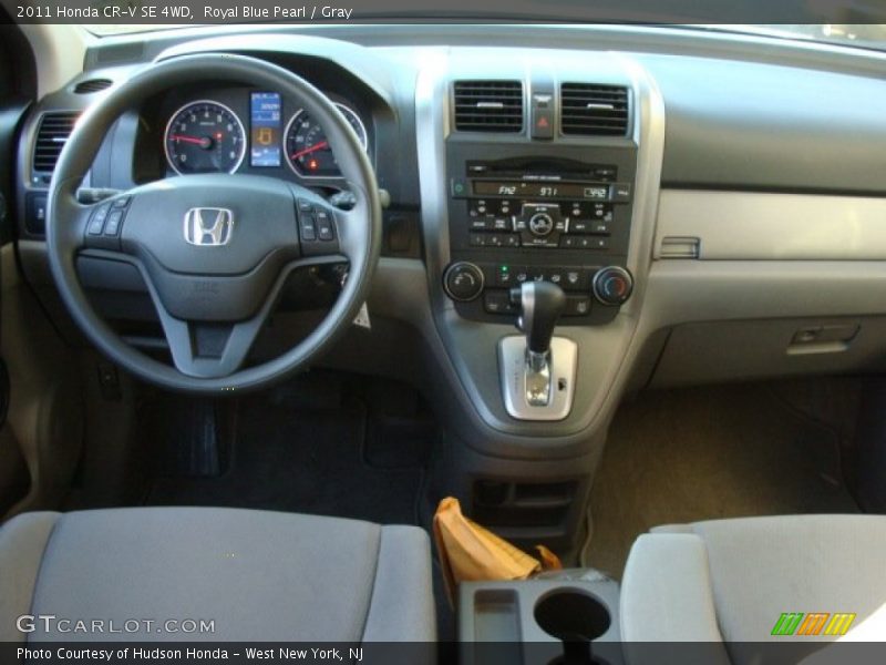 Royal Blue Pearl / Gray 2011 Honda CR-V SE 4WD