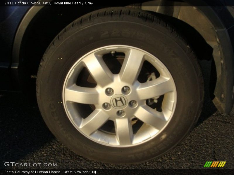 Royal Blue Pearl / Gray 2011 Honda CR-V SE 4WD