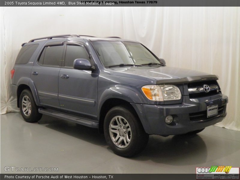 Blue Steel Metallic / Taupe 2005 Toyota Sequoia Limited 4WD