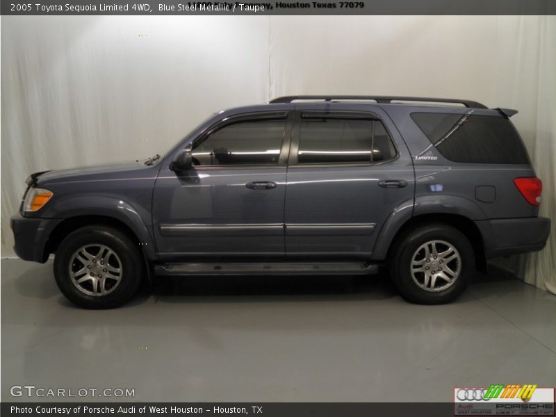Blue Steel Metallic / Taupe 2005 Toyota Sequoia Limited 4WD