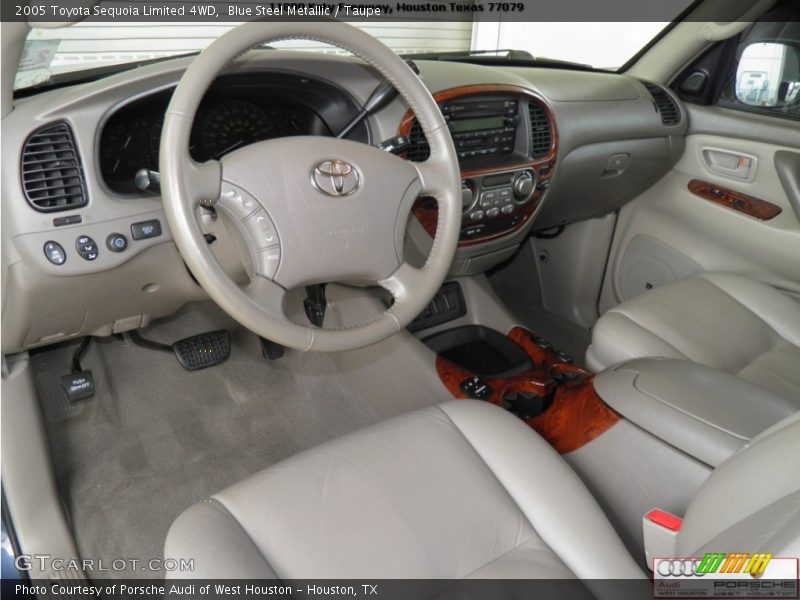 Blue Steel Metallic / Taupe 2005 Toyota Sequoia Limited 4WD