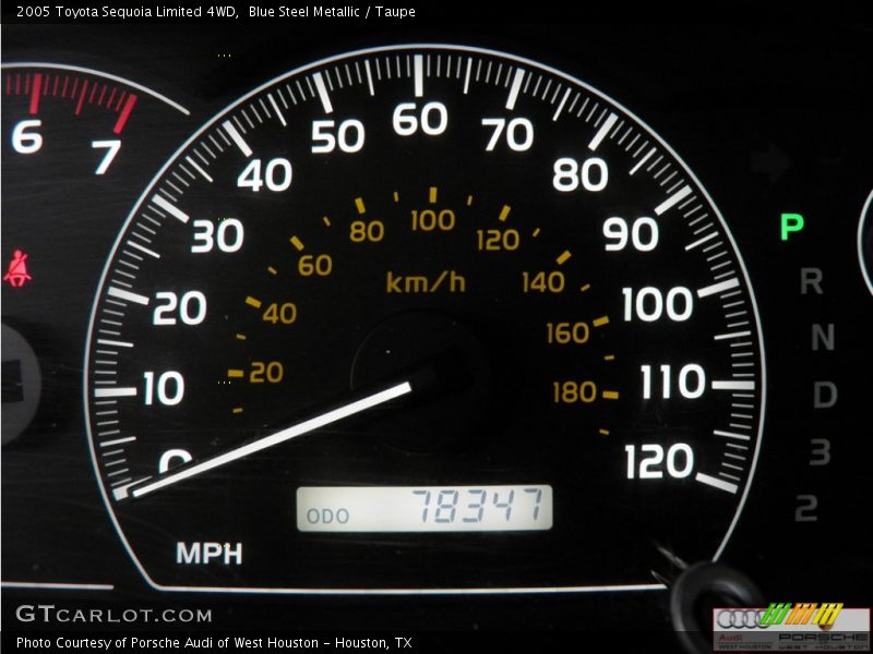 Blue Steel Metallic / Taupe 2005 Toyota Sequoia Limited 4WD