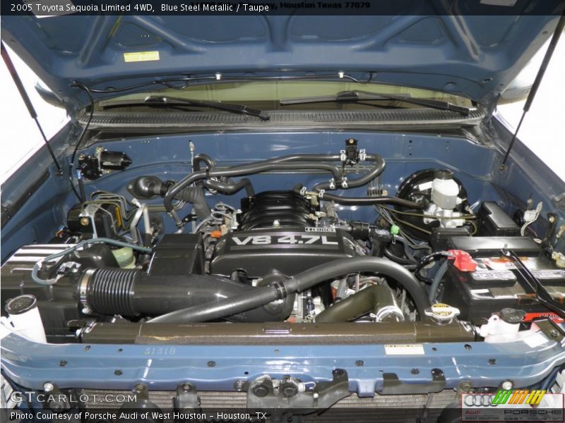 Blue Steel Metallic / Taupe 2005 Toyota Sequoia Limited 4WD
