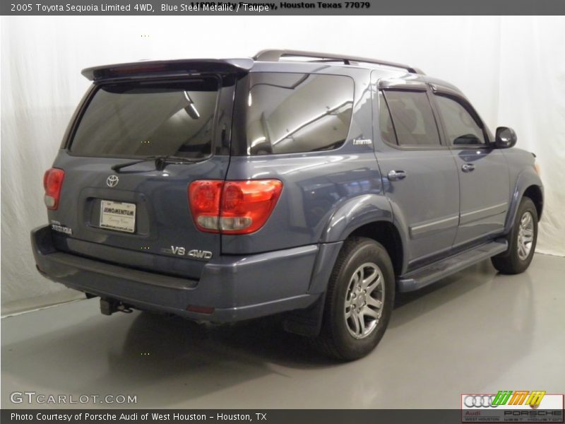 Blue Steel Metallic / Taupe 2005 Toyota Sequoia Limited 4WD