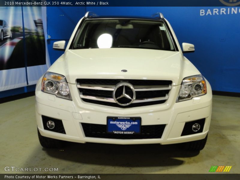 Arctic White / Black 2010 Mercedes-Benz GLK 350 4Matic