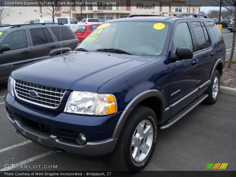 Dark Blue Pearl Metallic / Graphite 2004 Ford Explorer XLT 4x4