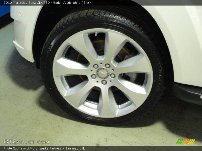 Arctic White / Black 2010 Mercedes-Benz GLK 350 4Matic