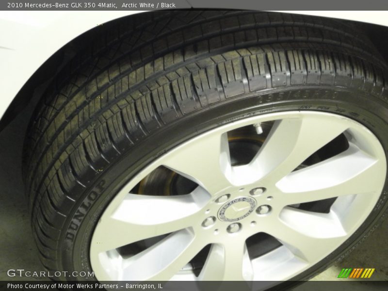 Arctic White / Black 2010 Mercedes-Benz GLK 350 4Matic