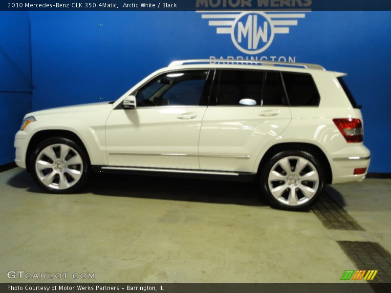 Arctic White / Black 2010 Mercedes-Benz GLK 350 4Matic