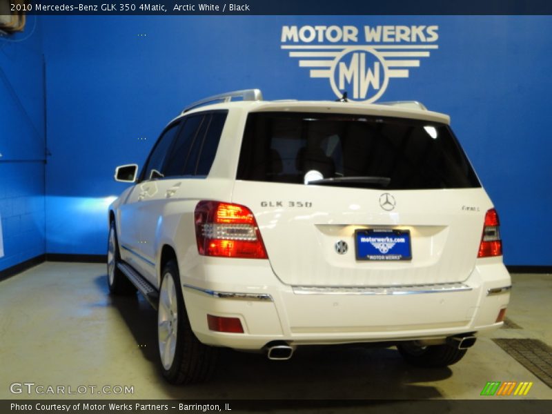 Arctic White / Black 2010 Mercedes-Benz GLK 350 4Matic