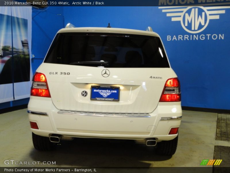 Arctic White / Black 2010 Mercedes-Benz GLK 350 4Matic