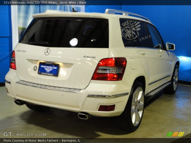 Arctic White / Black 2010 Mercedes-Benz GLK 350 4Matic