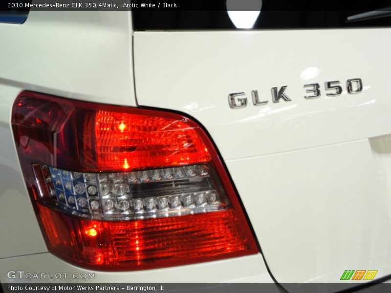 Arctic White / Black 2010 Mercedes-Benz GLK 350 4Matic